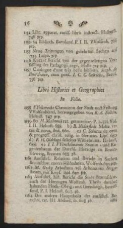 Libri Historici et Geographici
