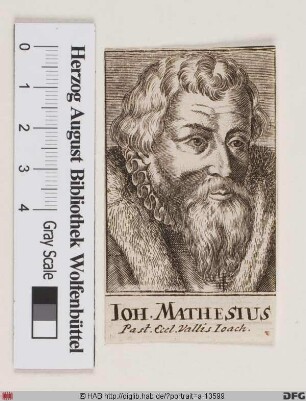 Bildnis Johann Mathesius (Matthesius) (I)