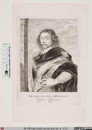 Bildnis Frans van Mieris d. Ä.