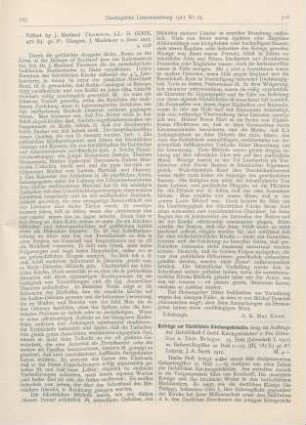 718-719 [Rezension] Dibelius, Franz, Beiträge zur Sächsischen Kirchengeschichte. 25. Heft