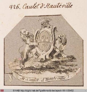 Wappen des Caulet d'Hauteville