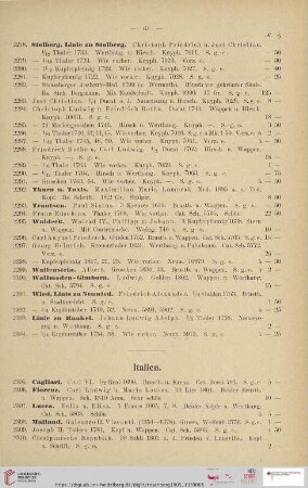 Italien (Nr. 2305 - 2329)