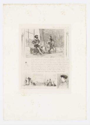 Lettre sur le salon de 1866 page 12, Blatt 12 der Folge "Salon de 1866 - Lettres illustrées sur les artistes & les œuvres modernes"