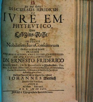 De iure emphyteutico