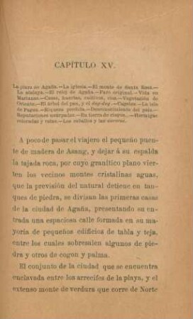 Capítulo XV. La plaza de Agana. - ...