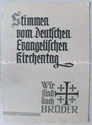 Illustrierte Dokumentation zum Deutschen Evangelischen Kirchentag 1951 in Berlin