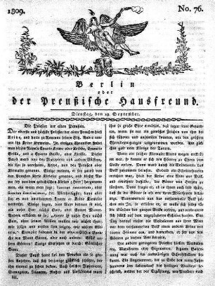 No. 76., 19. September 1809