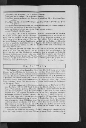 Auf der Warte