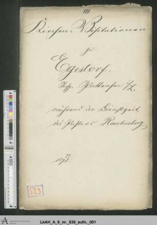 Egestorf (Winsen/Luhe): Visitationsakten