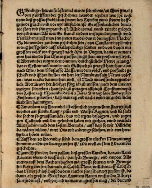 Newe zeytung Auß Callipoli Inn der Türckey gelegen gen Venedig geschriben : ... Newe Zeyttung wie der Türck vnd der Sophi mit einander kriegen ... Auß welscher sprach inn hoch Teutsch gebracht ...