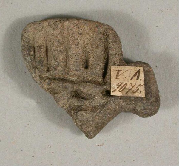 Fragment d'argile