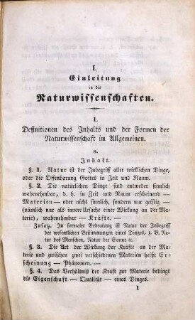 Encyclopädie der Naturwissenschaften als Hilfslehren der Pharmacie : ein Leitfaden beim Unterricht angehender Pharmaceuten