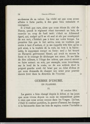Guerre d'Usure.
