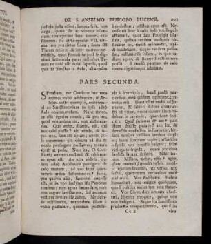 203-209, Pars Secunda