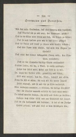 Herrmann und Dorothea.