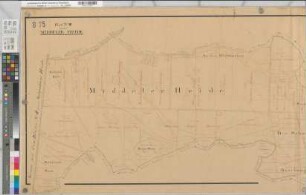 Dülmen (Dülmen), Teilung der Börnster Mark, Brouillonkarte Bl.3 Middeler Heide