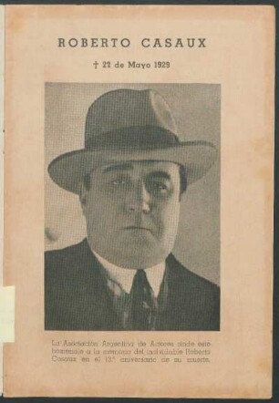 [Fotografía de] Roberto Casaux