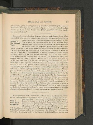 Trade of South Africa and Rhodesia.
