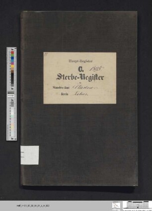 Sterberegister Kliestow 1895