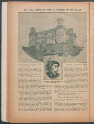 Un libro americano sobre el marqués de Santillana