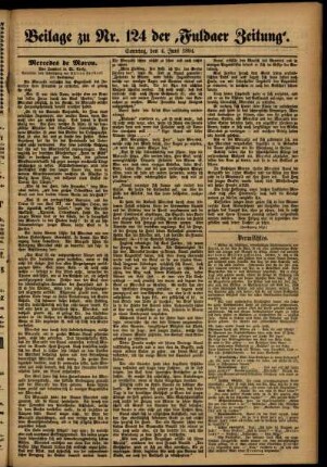 Zweite Ausgabe vom Sonntag, den 03. Juni 1894.