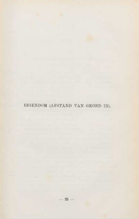 Eigendom (Afstand van grond in)