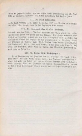 XII. Die Stadt Volkmarsen.