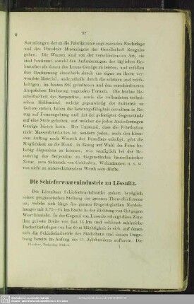 Die Schieferwaarenindustrie zu Lössnitz
