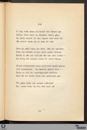 CIX: O sag nicht dass ich falsch von herzen sei