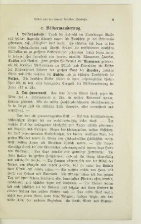 c. Völkerwanderung