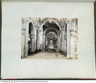 I Rome architectureSanta Maria del Popolo, Inneres zum Chor - Rotes Album I (Architektur antik und modern)