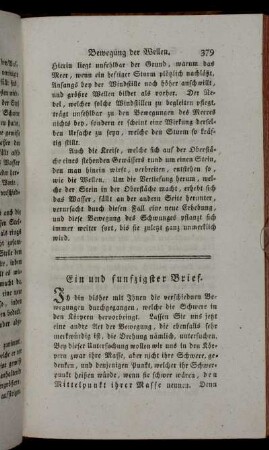 Ein und funfzigster Brief. - Sechs und funfzigster Brief.