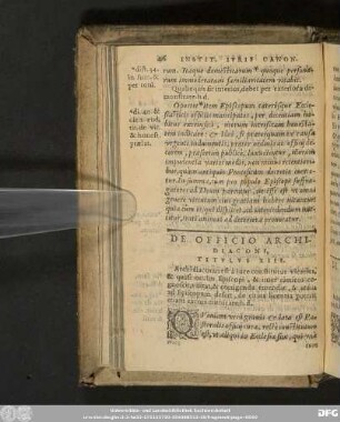 De Officio Archidiaconi, Titulus XIII.