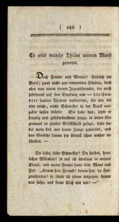 Es wird manche Thräne unterm Mond geweint