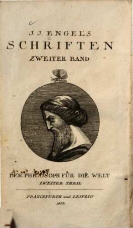 J. J. Engel's Schriften, 2. Der Philosoph für die Welt, 2. Theil