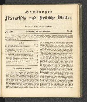 No. 101. 19. Dezember 1855