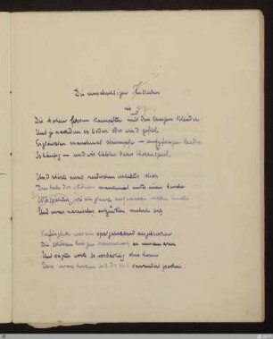 Die unschuldigen Kindlichen (Die Kindlichen) : [SW XVI: keine Sigle]; [SW XVI, S. 13/141] / Paul Verlaine