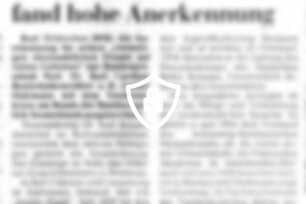 [Name maskiert] Wirken fand hohe Anerkennung