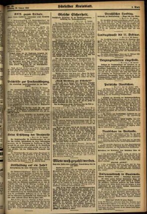 Zweite Ausgabe vom Dienstag, den 26. Januar 1932.
