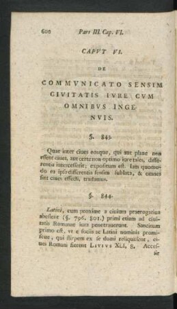 Caput VI. De Communicato Sensim Civitatis Iure Cum Omnibus Ingenuis
