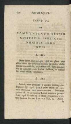 Caput VI. De Communicato Sensim Civitatis Iure Cum Omnibus Ingenuis
