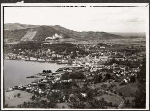 Blick nach Süden auf Gmunden