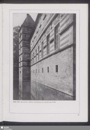 Haus Alst, Kreis Steinfurt, Westfalen. Renaissancebau unter niederländischem Einfluß