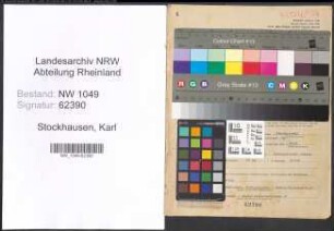 Entnazifizierung Karl Stockhausen , geb. 04.11.1908 (Kaufmann)