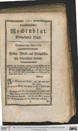 Hamburgisches Wochenblat