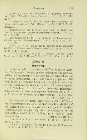 II.2. Literatur. Repertorien