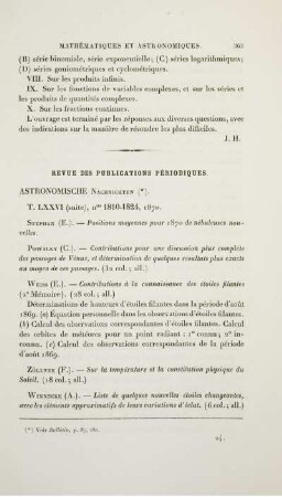 Revue Des Publications Périodiques.