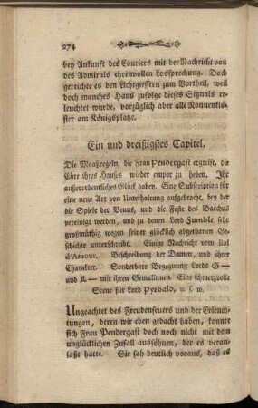 Ein und dreißigstes Capitel.