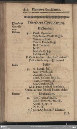 Diarrhoea Gravidarum