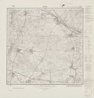 2626 (alte Nr.: 1213) Stelle, Meßtischblatt (4cm - Karte)